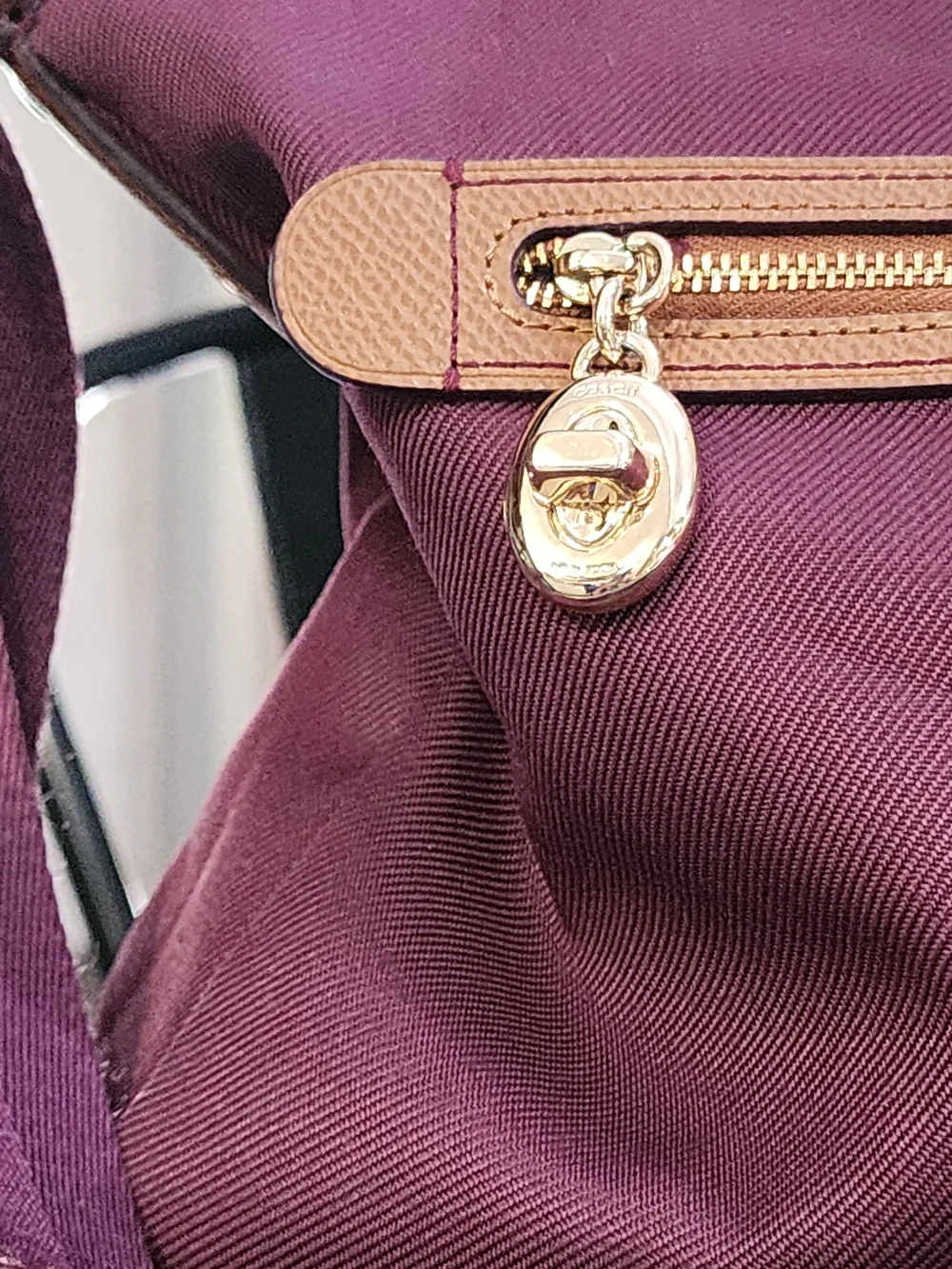 Coach purple crossbody